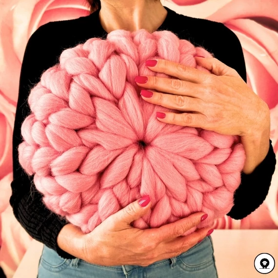 luxurywool díszpárna (ø 32cm)